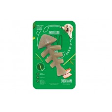 33836 - Osso Bamboo Mordedor Resistente Maciço Peixe Aroma Bacon