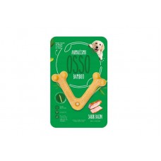 33837 - Osso Bamboo Mordedor P/ Cães Porte Pequeno e Medio V Bacon