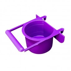 30418 - Caneca Plastica para Papagaio C/ Aba e Gancho Animalissimo