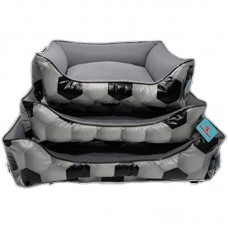 31562 - Cama Corino Retangular Animalissimo c/ Ziper 58x46cm - Tam P