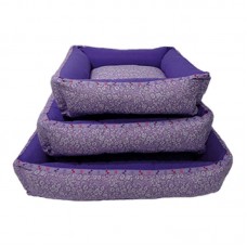 31567 - Cama para Cachorro Super Confortável Quadrada c/ Ziper 58x58cm - G