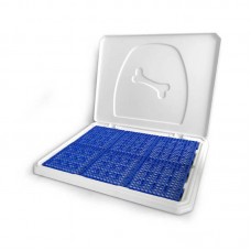 31891 - Pipi Place Banheiro Higiênico P/ Cães Macho Animalissimo - Azul