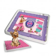 31894 - Pipi Place Banheiro Higiênico P/ Cães Femea Animalissimo - Rosa