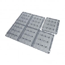 31902 - Grade Higienica P/ Pipi Place Placas de Fixação Animalissimo - Cinza