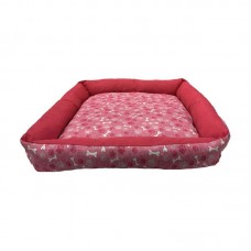 33159 - Cama para Cachorro Super Confortável Quadrada Gorgotex c/ Ziper 60x60cm - G