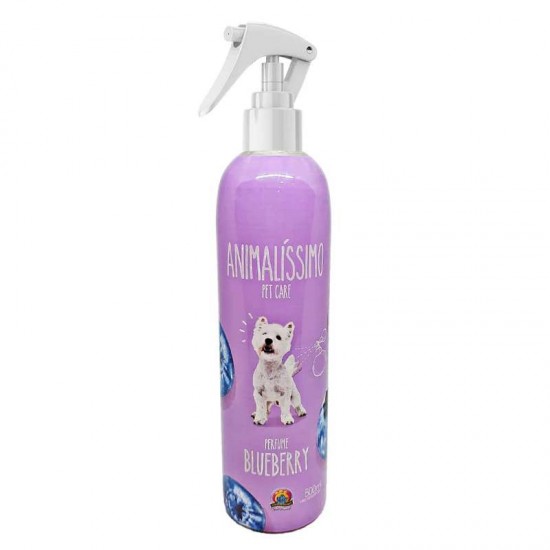 Perfume Profissional Premium P/ Cães Blueberry Animalissimo - 500ml