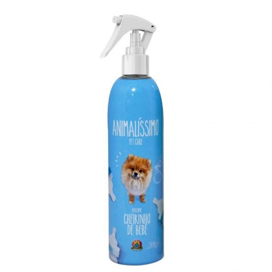 Perfume Profissional Premium P/ Cães Cheirinho de Bebe Animalissimo - 500ml