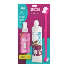 33598 - Kit Dental Master Escova + Creme + Spray Bucal + Dedeira - Tutti Frutti