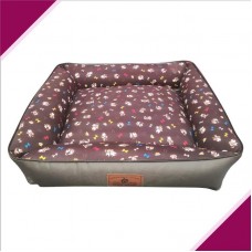 31574 - Cama para Cachorro Super Confortável Quadrada Nylon c/ Ziper 58x58cm - G