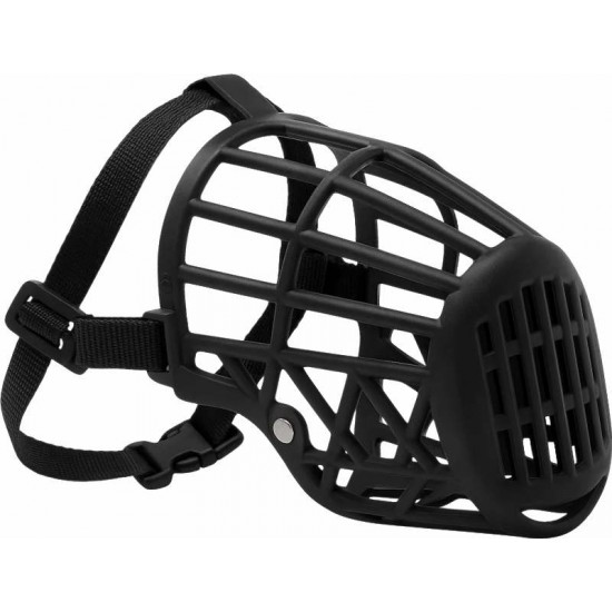 Kit Focinheira Plástica Ajustável P/ Cães Banho e Tosa - Nº 01 ao Nº 07