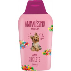 35083 - Shampoo Chiclete Animalíssimo 500ml – Perfume Divertido e Cuidado Diário para Cães e Gatos