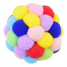 35201 - BOLA COLORIDA DE PELUCIA 6CM ANIMALISSIM