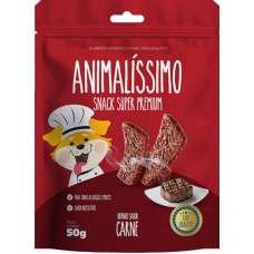 34439 - Bifinho Animalissimo Carne Petisco para Cães Adultos - 50g