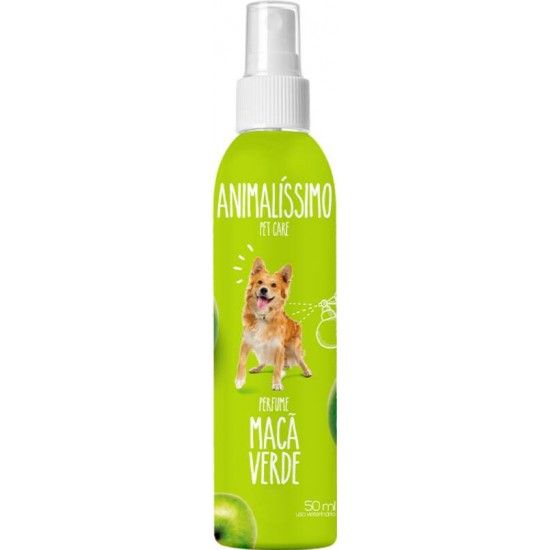 Perfume Profissional Premium P/ Cães Maça Verde Animalissimo - 50ml