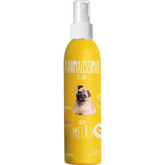 Perfume Profissional Premium P/ Cães Melão Animalissimo - 50ml