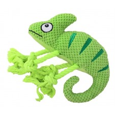 35549 - BRINQ PELUCIA CAMALEAO C/CORDA 35CM