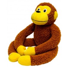 34255 - Macaco Amigão Brinquedo Mordedor Pelucia Animalissimo