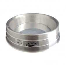 34631 - Comedouro/ Bebedouro para Cães Aluminio Pesado Polido Animalissimo - Tam GG