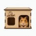 Casa P/ Hamsters e Outros Roedores Animalissimo 15x10x10cm