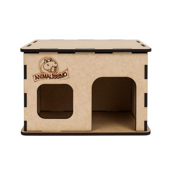 Casa P/ Hamsters e Outros Roedores Animalissimo 15x10x10cm