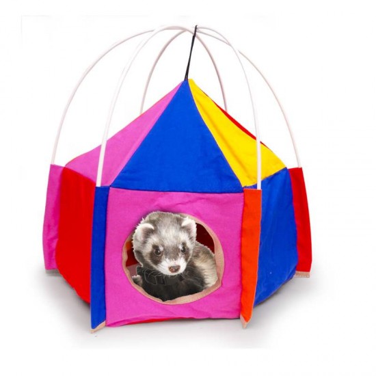 Circo C/ Pele Toca de Dormir P/ Ferrets Roedores Animalissimo