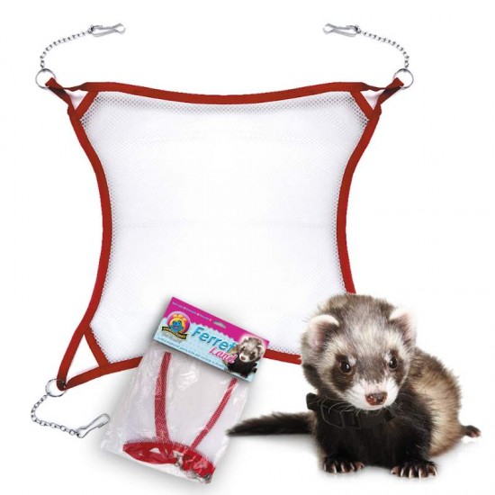 Rede de Tela C/ Correntes P/ Ferrets E Outros Roedores Animalissimo