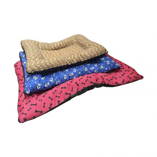 Kit Colchonete Retangular Caminha P/ Cães Animalissimo - 03 Unidades