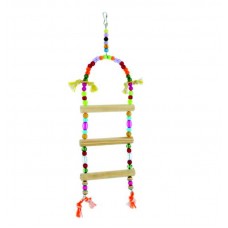32533 - Brinquedo Interativo para Calopsita Escada Redonda 3 Degraus