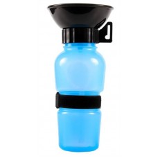 33027 - Bebedouro Garrafa Portátil Cães e Gatos Passeio Aqua Dog - Azul