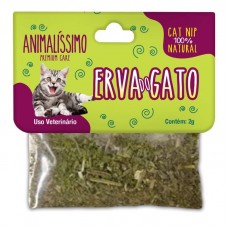 33905 - Cat Nip Super Concentrado 100% Natural Animalissimo - Saquinho 2g