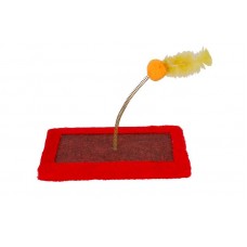 34013 - Brinquedo para Gatos Arranhador Retangular c/ Carpete Animalissimo 