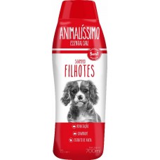 34020 - Shampoo Animalissimo Essential Care 5x1 Filhotes C/ Extrato De Aveia - 700ml