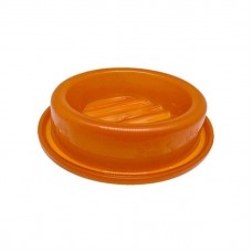 34091 - Comedouro/ Bebedouro Anti Formiga para Gatos Laranja Neon - 150ml 