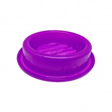 34093 - Comedouro/ Bebedouro Anti Formiga para Gatos Roxo Neon - 150ml 