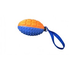 34182 - Brinquedo Mordedor P/ Cães Bola Americana C/ Alça Animalissimo