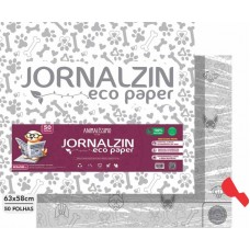 34223 - Jornal Higiênico Biodegradavel Jornalzin Eco Paper Animalissimo - 50 Folhas