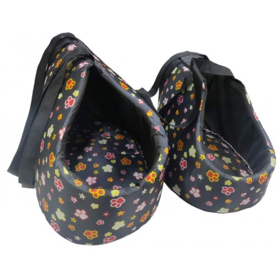 Kit Bolsa Transporte Lateral P/ Cães e Gatos Passeio Animalissimo C/ 02 Unidades - P e M