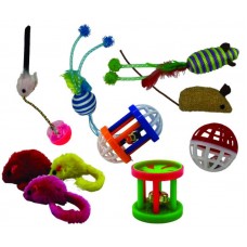 34244 - Brinquedo P/ Gatos Cat Sortidos Animalissimo - C/ 12 unidades