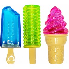 34256 - Brinquedo P/ Cães e Gatos Gelado Mix Animalissimo - C/ 03 Unidades