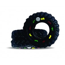 34373 - Brinquedo para Cães Pneu Vinil Animalissimo - 08cm