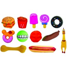 34451 - Kit Vinil II Brinquedos Mordedores Sortidos Animalissimo - 12 Unidades