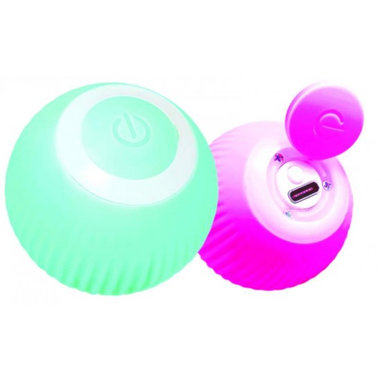 Bola Interativa Giratória para Gatos Animalissimo - Com entrada USB