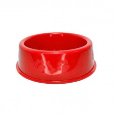 34499 - Comedouro/ Bebedouro de Plástico para Cães Animalissimo Vermelho 300ml - Nº01