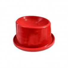 34543 - Comedouro Postura Correta + Anti Formiga para Gatos Vermelho - 80ml