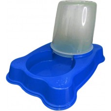 34562 - Comedouro e Bebedouro Dupla função Animalissimo - Azul