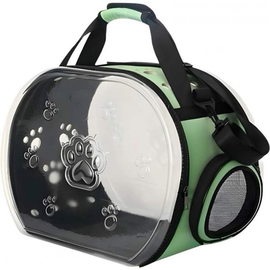 Bolsa Transporte Mochila Pet Confort Oval Visão Panorâmica Ventilada