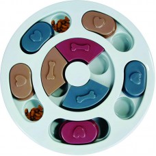 34713 - Comedouro Inteligente Interativo Redondo Quebra Cabeça P/ Cães