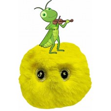 34755 - Pelucia Interativa Sonora P/ Gatos Grilo C/ Catnip Animalissimo