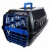 Caixa de Transporte Premium c/ Grade Removivel Preto/ Azul - Nº02