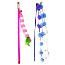 34813 - KIT C/2 VARINHAS BOLINHAS POMPOM 